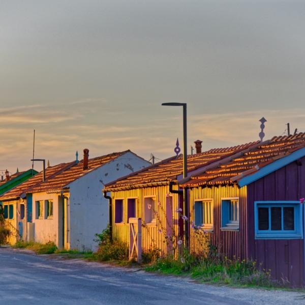 Les cabanes du chenal d'Arceau