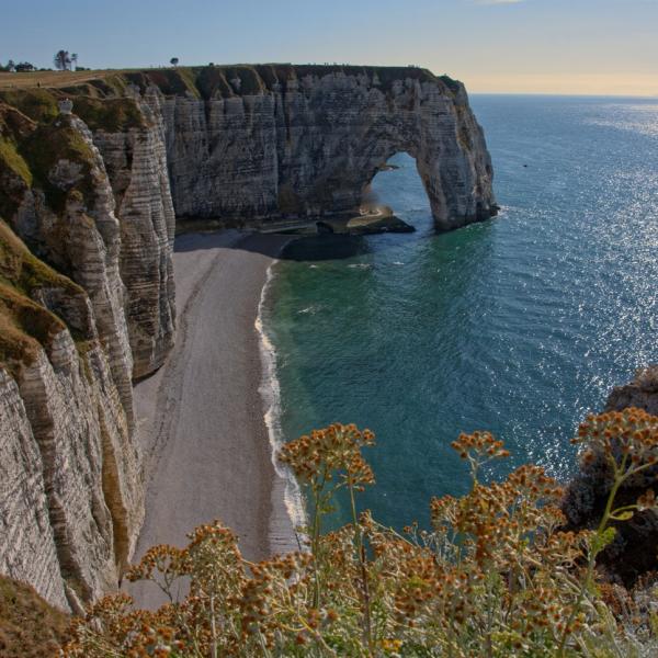 Du haut des falaises d'Etretat