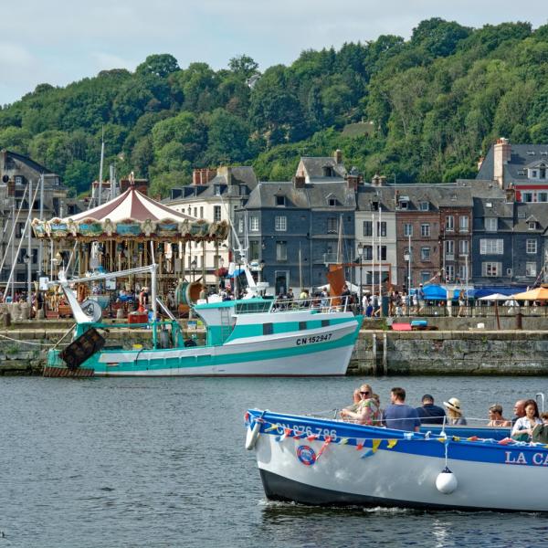 Dans le port d'Honfleur 